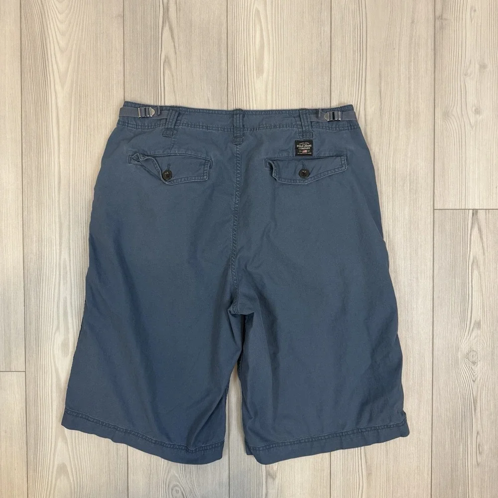 Polo Ralph Lauren Size 34 Blue Cargo Chino‎ Cotton Shorts